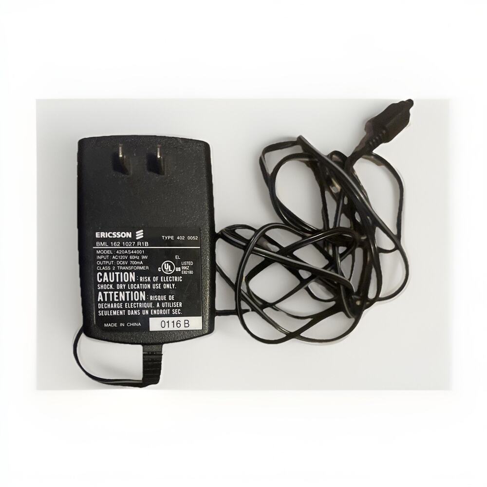 Ericsson Class 2 Transformer Type 402 0052 Model 420AS44001 DC 6V 700m Charger